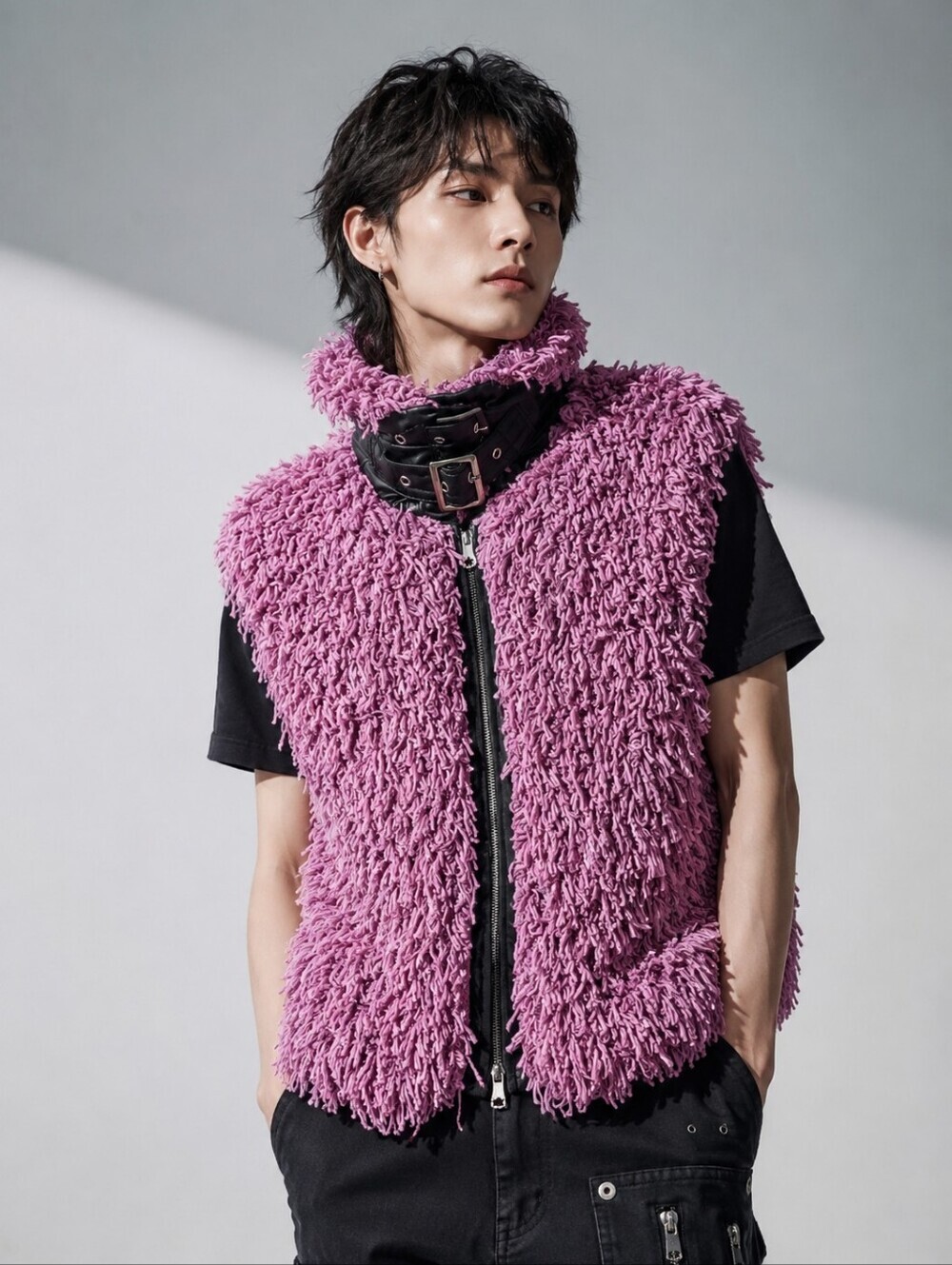 Phenomenon Japan A/W 2011 Pink Fringe Vest